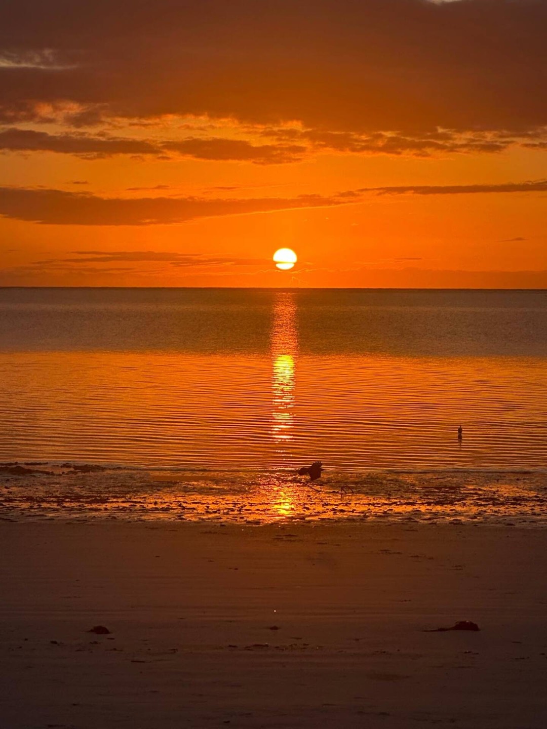 Sunset over Jambiani beach, Zanzibar